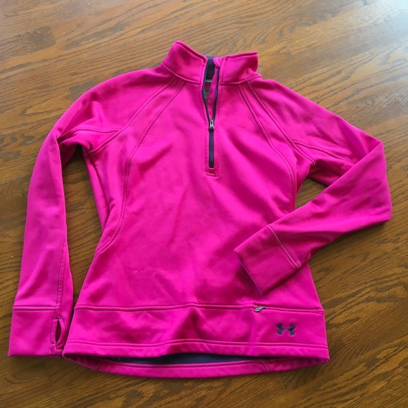 Under Armour Tops - Pink Under Armour Quarter Zip Pullover